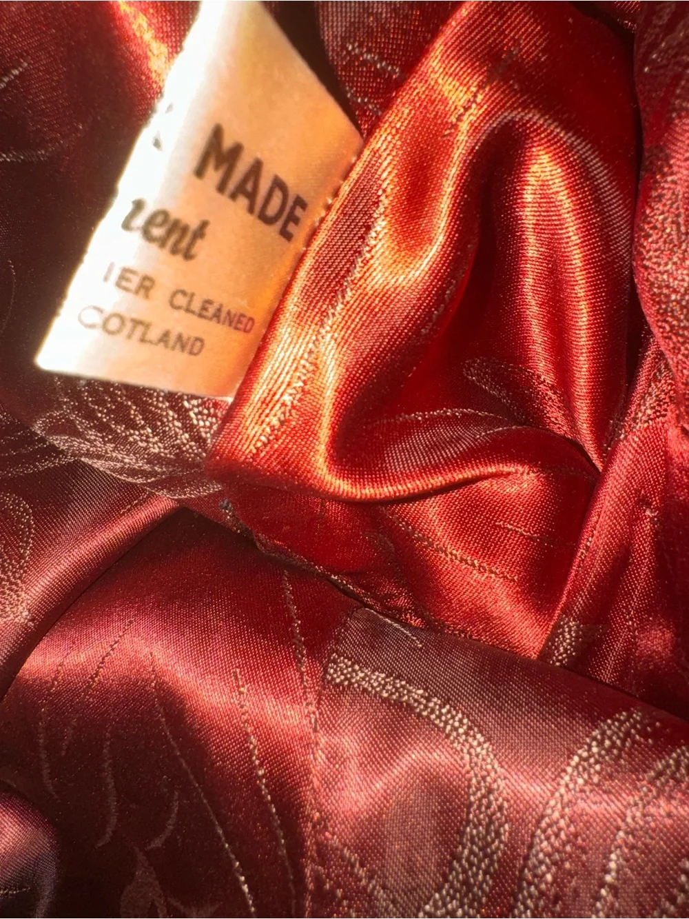 60s Faux Leopard Print Long Coat with Tie Belt - Picture 8 of 9